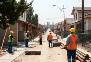 Rebuilding efforts in Los Angeles after wildfires