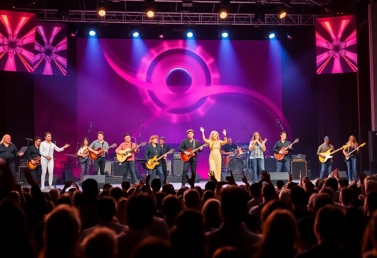 2025 Rock & Roll Hall of Fame induction ceremony with performers on stage