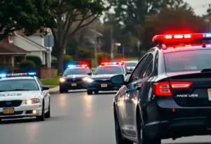 Whittier police engaged in a pursuit of carjacking suspects.