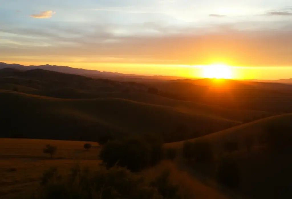 A serene landscape of Calabasas symbolizing hope