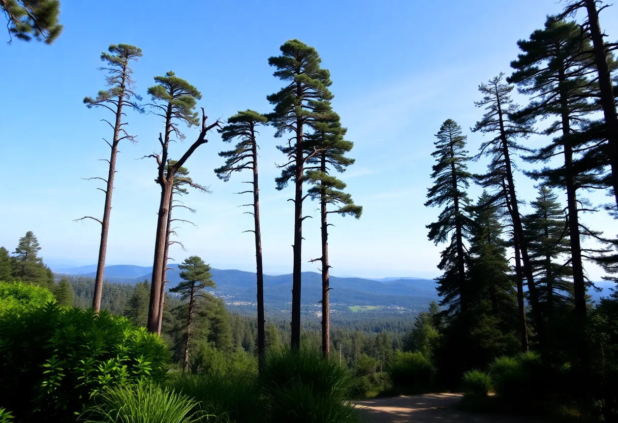 Visitors enjoying nature at California State Park