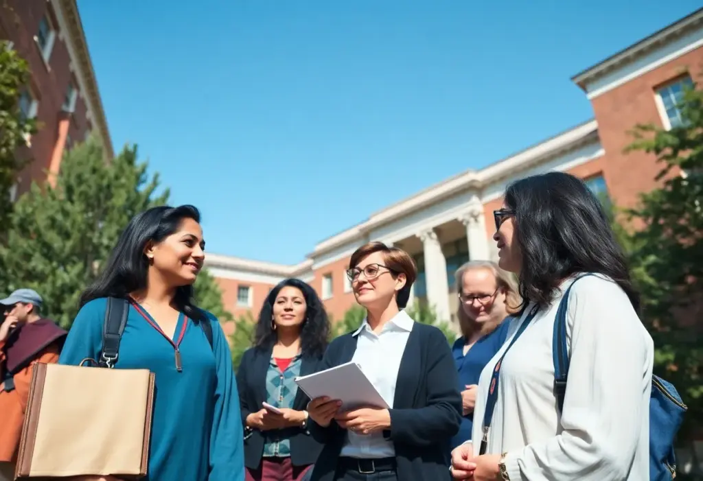 Faculty discussions at CSU campus symbolizing privacy and academic freedom