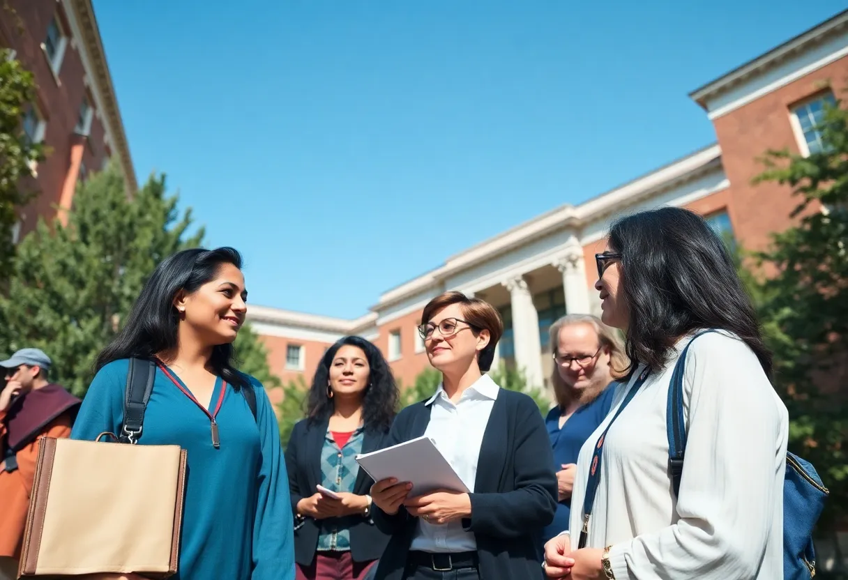 Faculty discussions at CSU campus symbolizing privacy and academic freedom