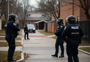 Police presence near Woodcrest Elementary School
