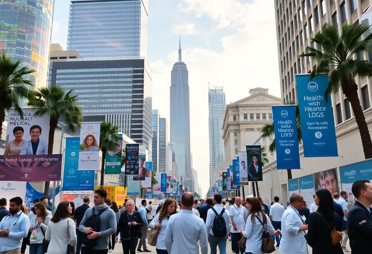 A collage of health events occurring in Los Angeles in January 2026.