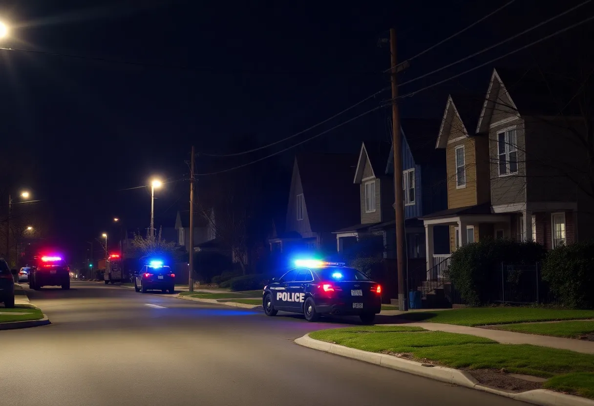 Police officers responding to a shooting incident in Huntington Beach.