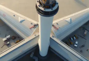 Temporary removal of LAX pylons during construction