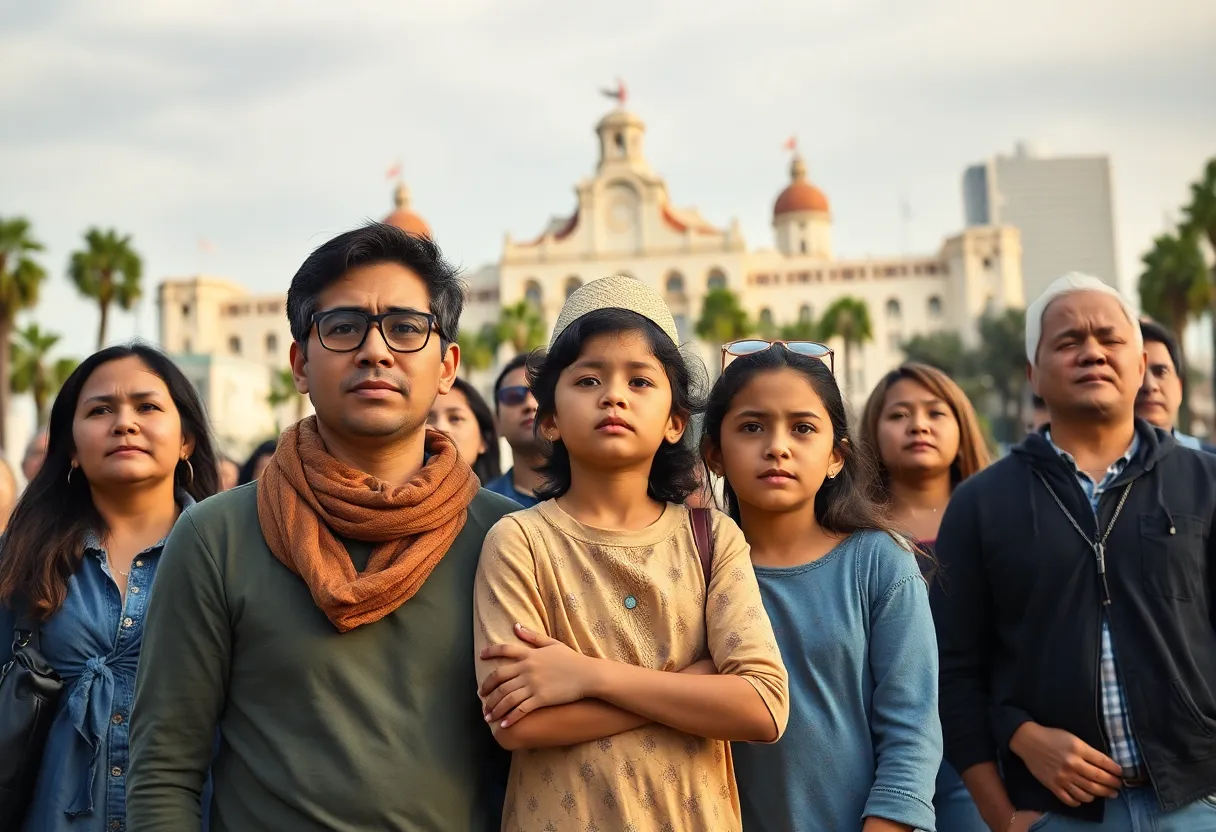 Families in Los Angeles expressing concern over immigrant visa suspension