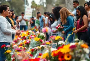 Community gathering honoring wildfire survivors in Los Angeles.