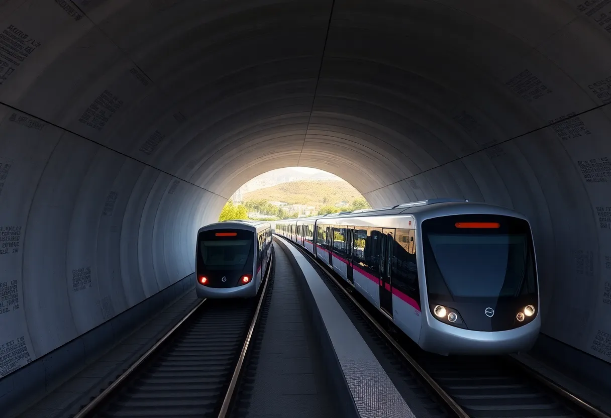 Conceptual tunnel for the Sepulveda Transit Corridor project