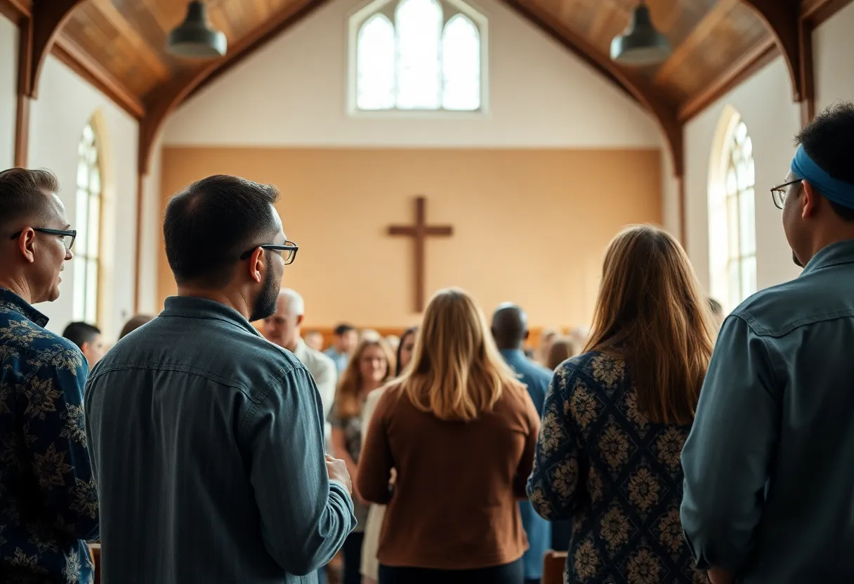 Community members gathered for a farewell event celebrating Ted Chen's retirement.