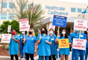 Kaiser Permanente healthcare workers on strike