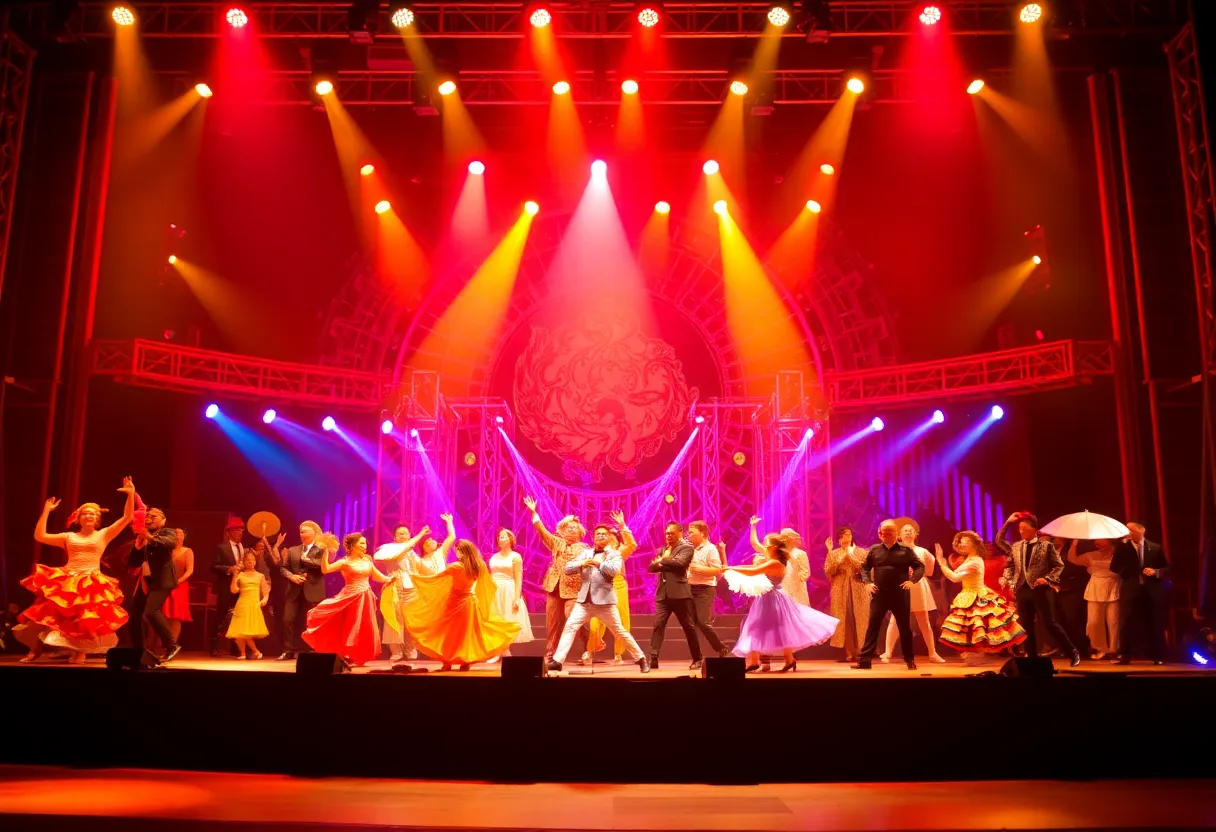 Lady Gaga performing Abracadabra at the Grammy Awards