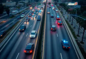 Los Angeles DUI patrols in action for Super Bowl celebration