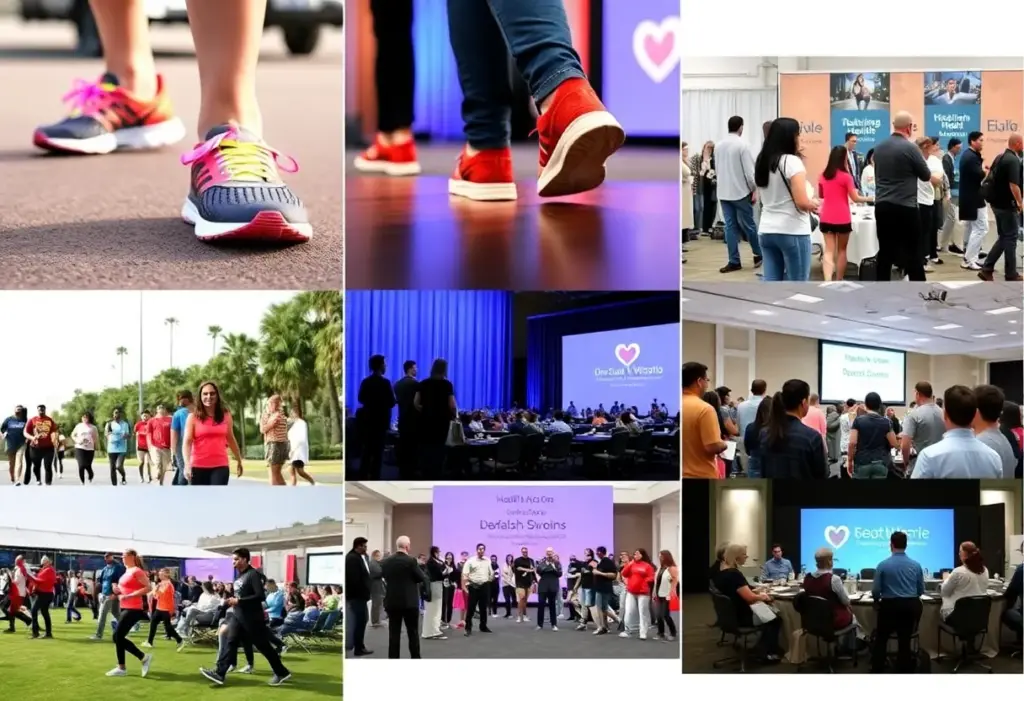 Collage of health events in Los Angeles, March 2026