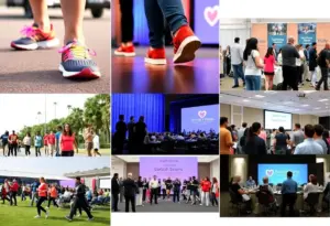 Collage of health events in Los Angeles, March 2026