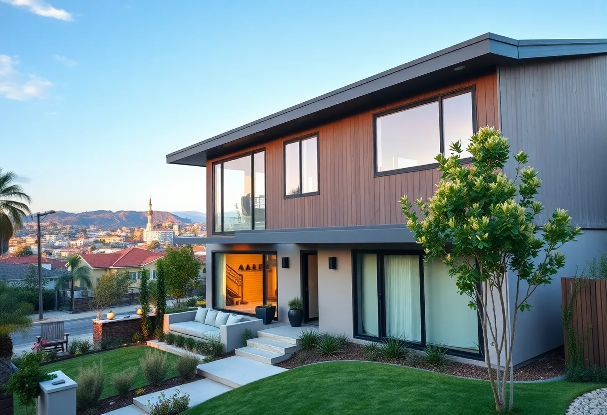 A beautiful house in Los Angeles representing the housing market.